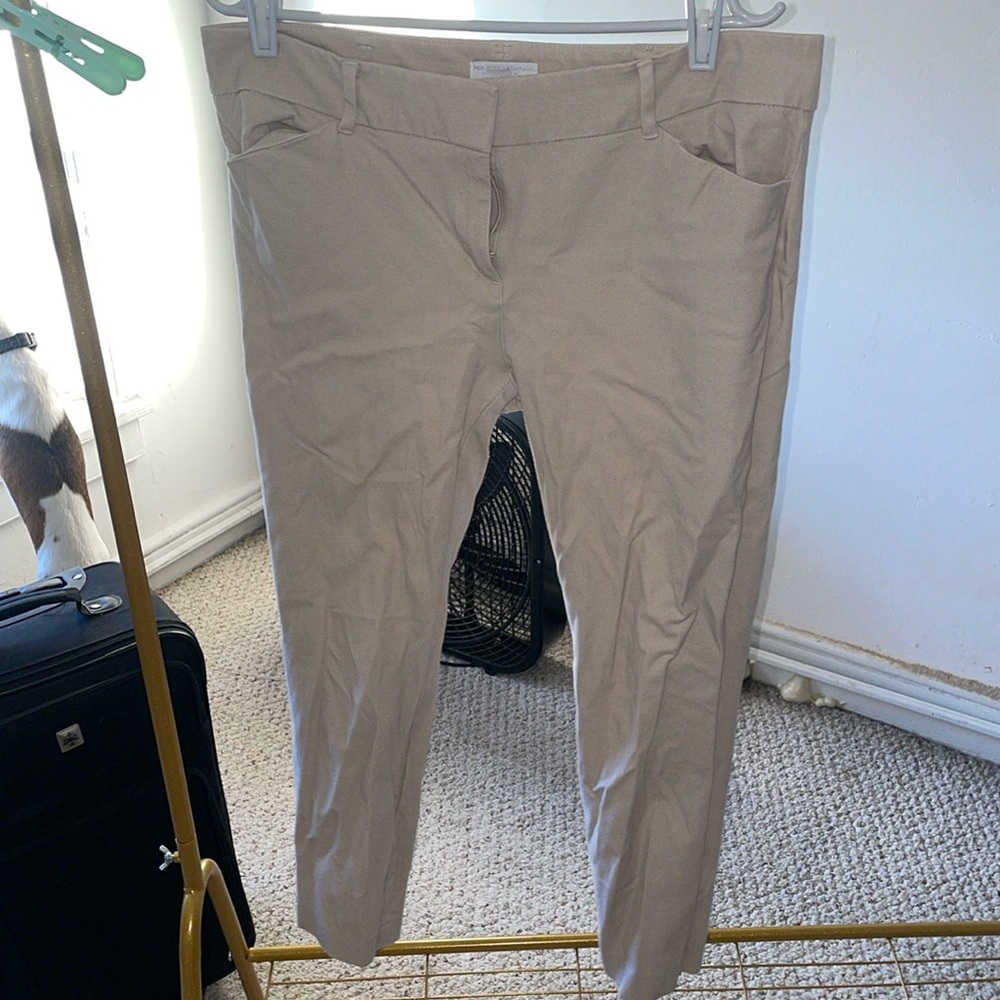 Audrey Pant Slim Leg Crop NY&C